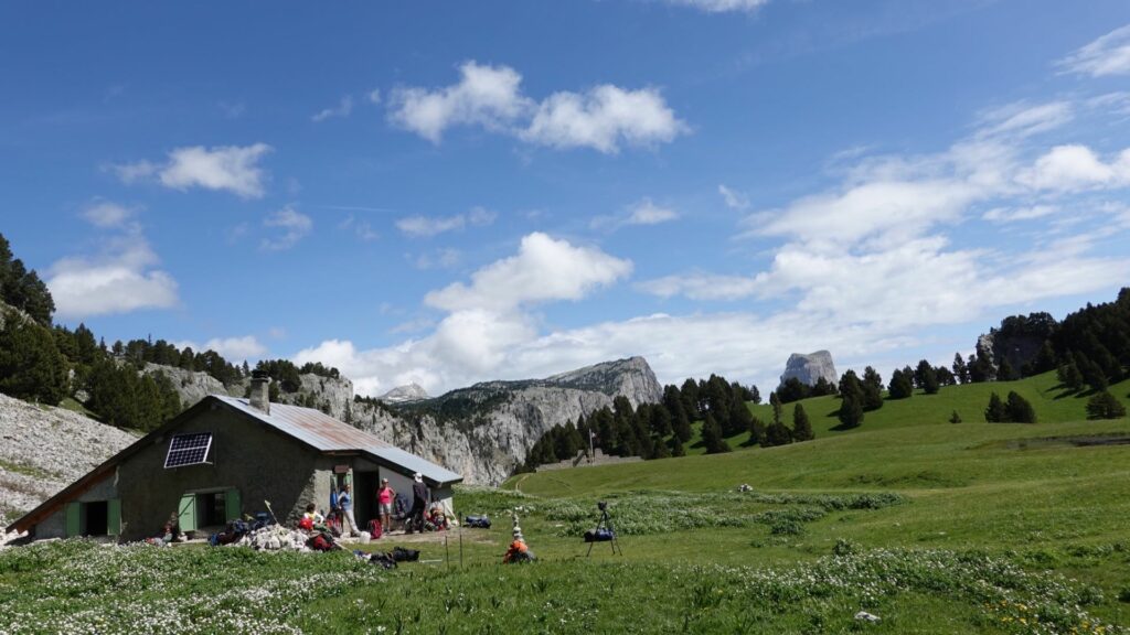 Refuge sur les Hauts-Plateaux de la réserve naturelle du Vercors