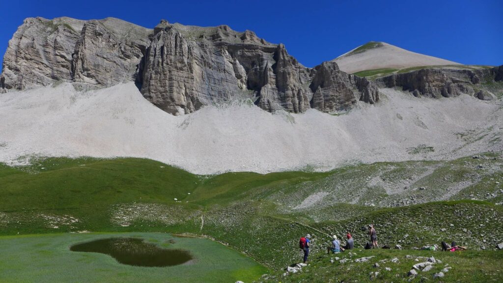 Tour du Dévoluy : le lac du Lauzon