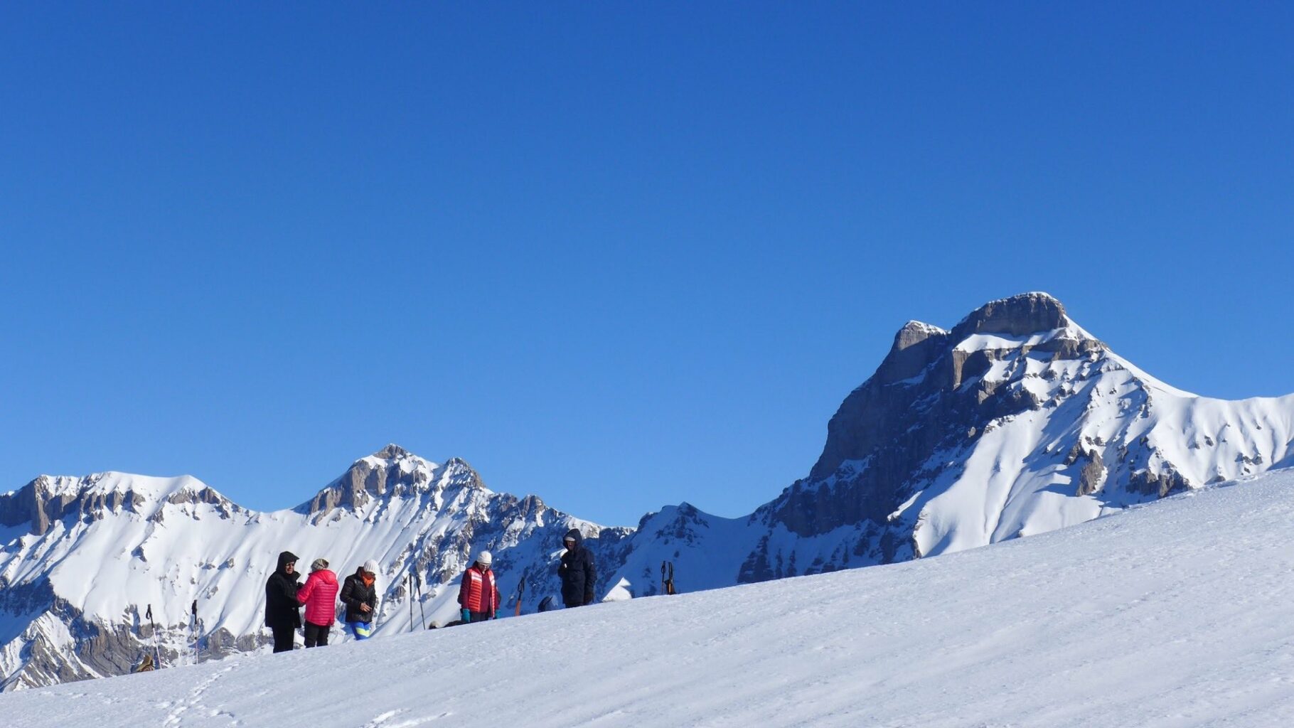 Raquettes entre Trièves et Haut-Buëch face au Dévoluy