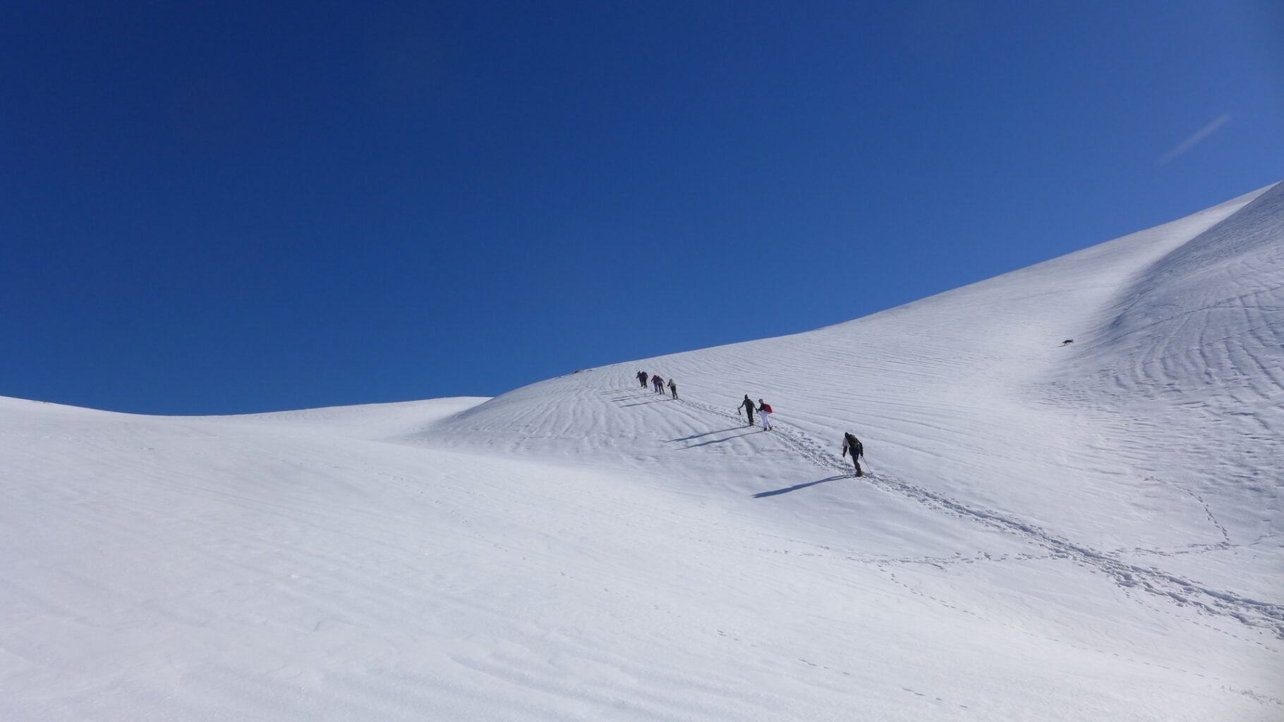 Raquettes à La Jarjatte, col de Jagène