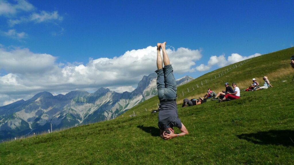 Stage de Yoga de David Leurent en montagne