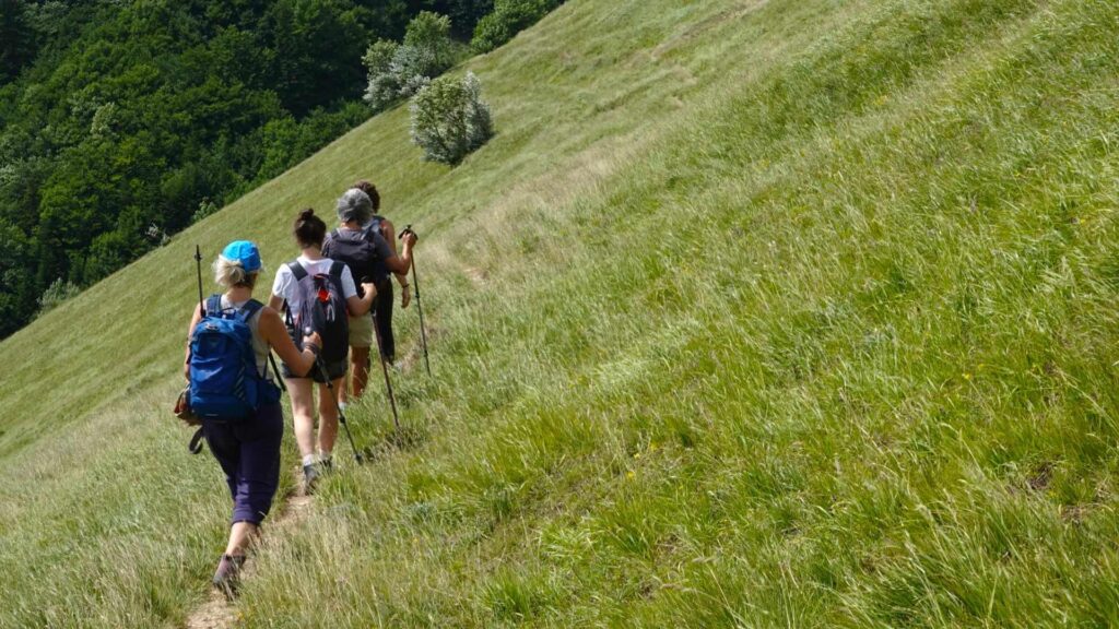 Yoga et randonnée dans les alpes de la Drôme