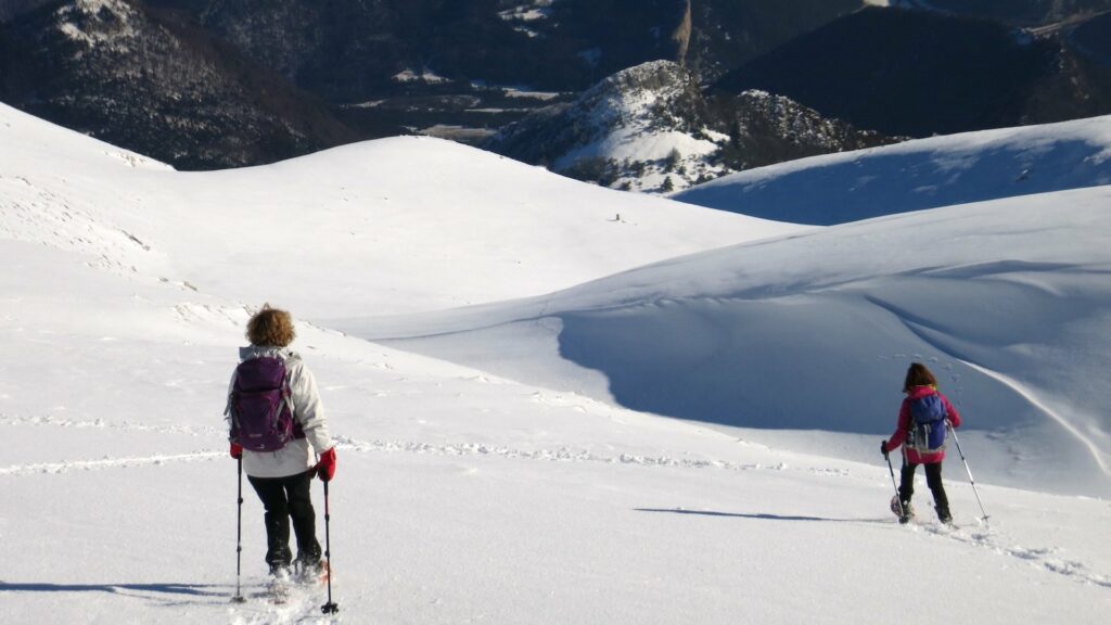 Raquettes sur les sommets du Buëch