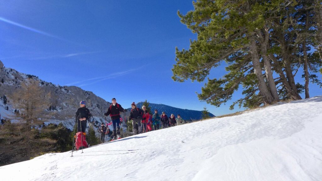 Raquettes dans le Vallon de Garnesier en Haut-Buëch